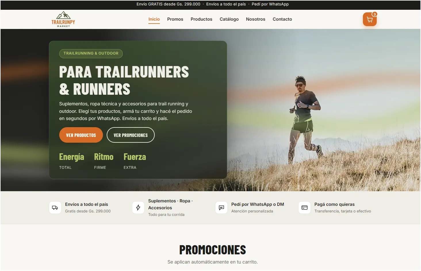 TrailRunPy Market